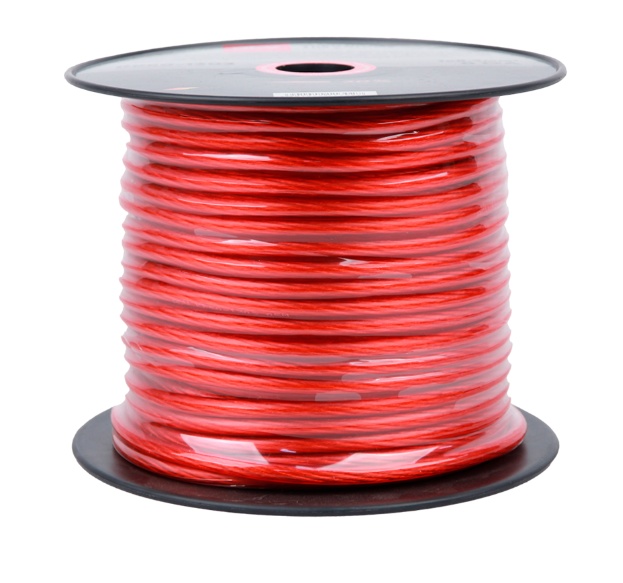 Силовой кабель красный 8AWG/50m ACV KP50-1302 - фото2