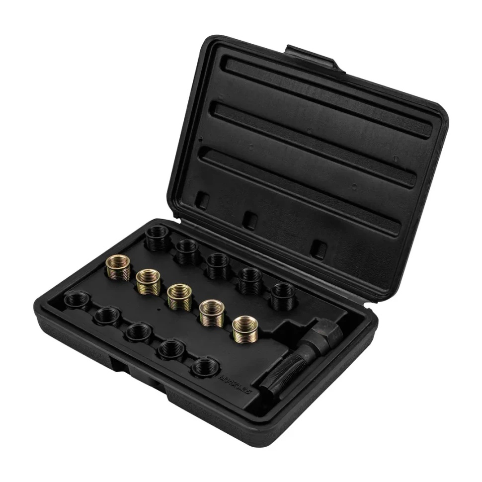 Набор метчиков и плашек для восстановления резьбы, 16 пр. RockFORCE RF-17580 - фото