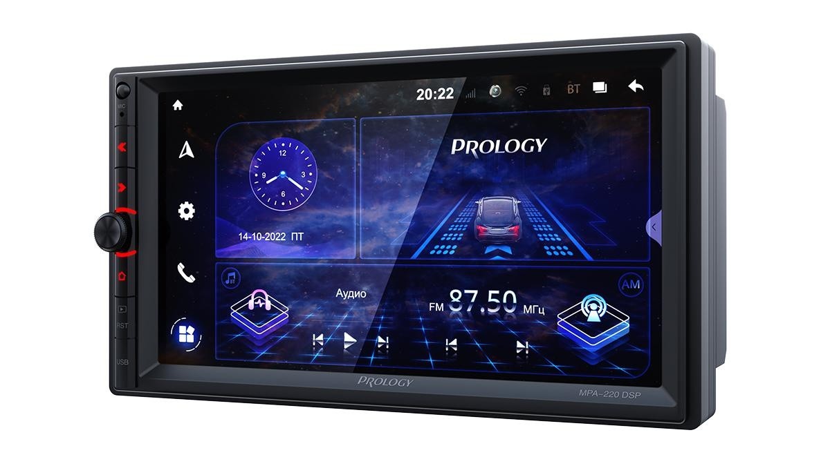 Автомобильный мультимедийный центр PROLOGY MPА-220 DSP на операционной системе ANDROID 10 - фото