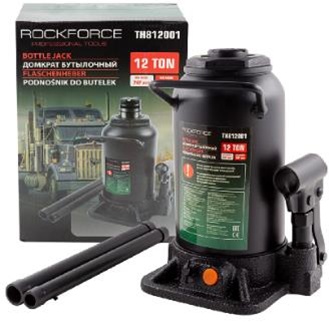 Домкрат бутылочный двухштоковый 12т Rock FORCE RF-TH812001 - фото