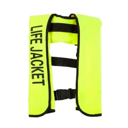 Жилет автоматический спасательный BAY LifeJacket флуоресцентный салатовый - фото