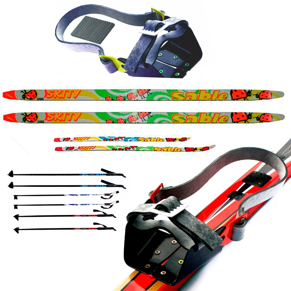 Лыжные комплекты с креплением под обычную обувь