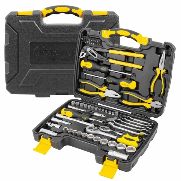 Набор инструментов 65пр. 1/4''3/8''(6гр.)(4-24мм) FORCEKRAFT FK-3651 - фото