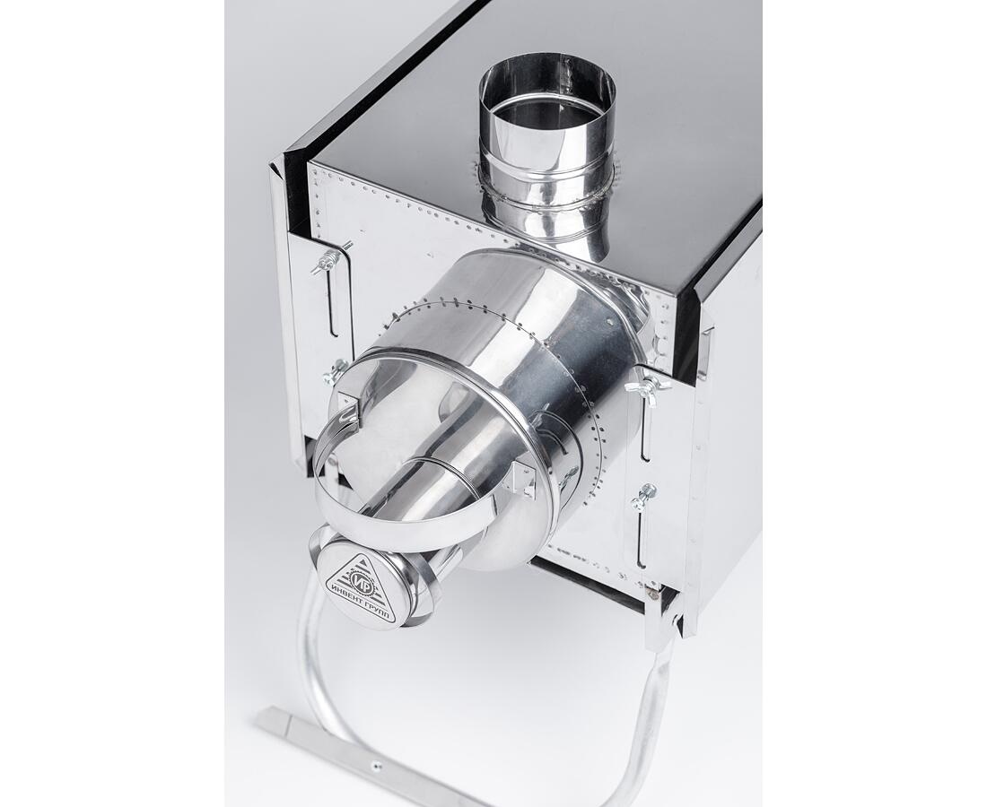 Печь ИНВЕНТ Экономка, малая, 510х290х335 (нерж.сталь 0,8 мм) с регулирующимися экранами - фото5