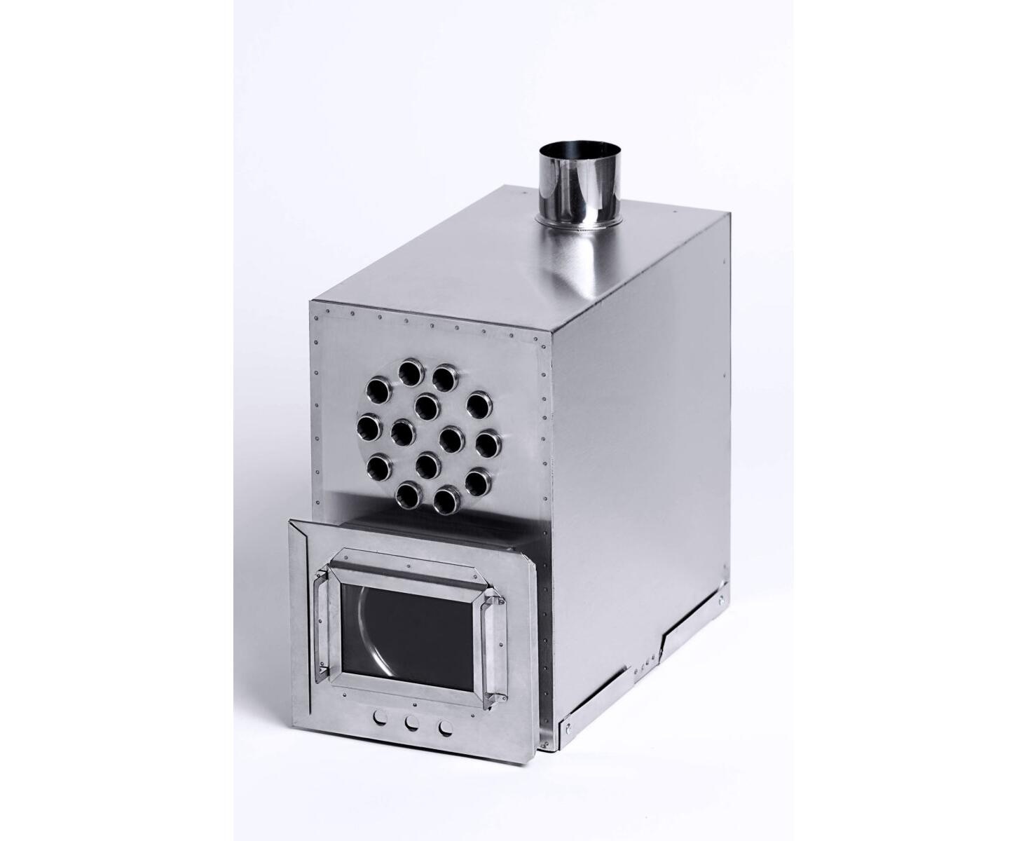 Теплообменник дровяной для палатки ИНВЕНТ Вектор-ВД, 400х200х380 (нерж.сталь) с вентилятором - фото6