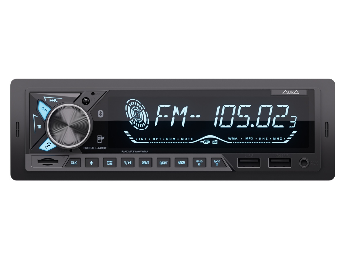 Автомобильный USB/Bluetooth ресивер AURA FIREBALL-440BT - фото
