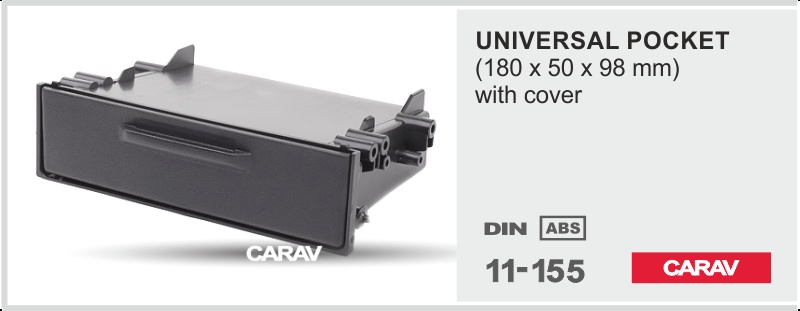 CARAV 11-155 - карман универсальный  (180*50*98 mm / c крышкой) - фото2