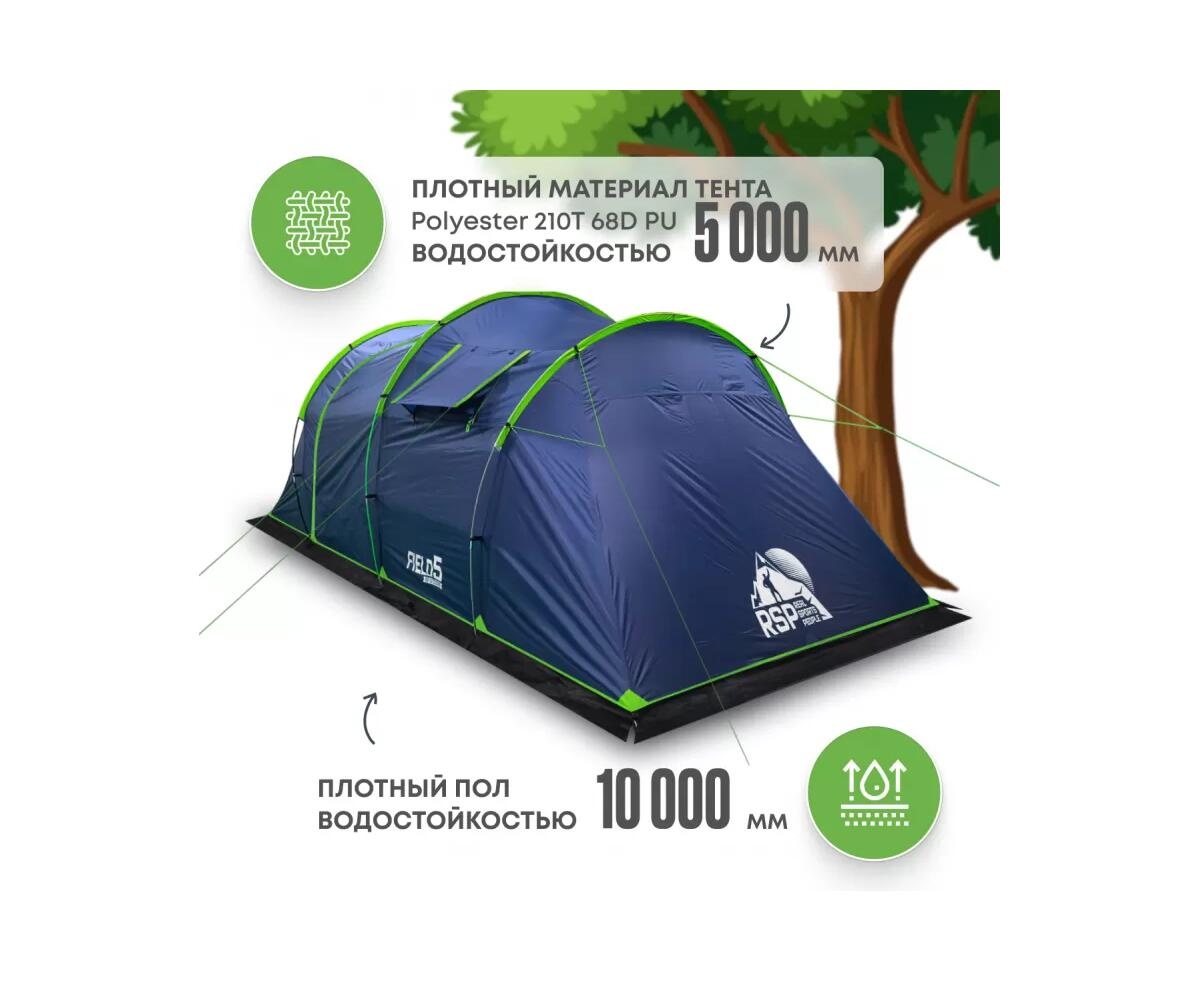 Туристическая палатка RSP Field 5 (синяя) - фото3