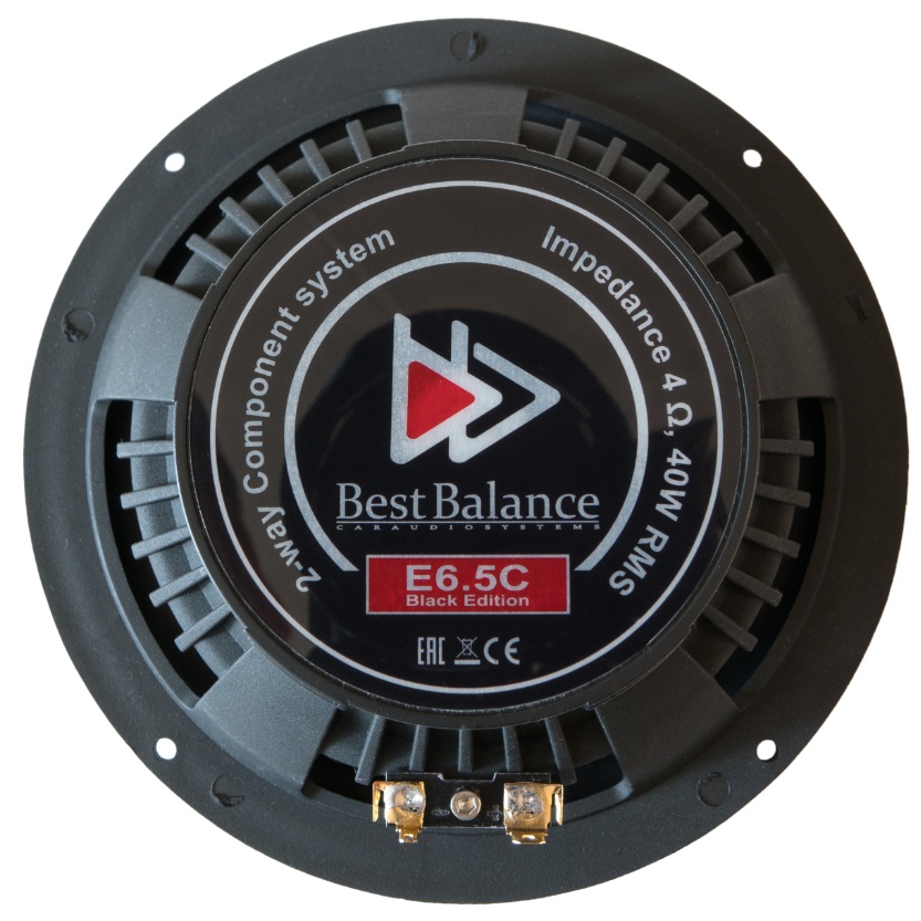 Компонентная двухполосная акустическая система Best Balance E6.5C Black Edition - фото4