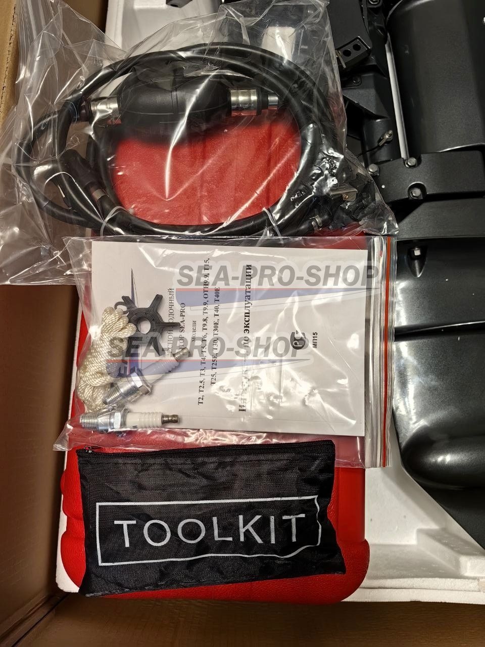 Лодочный двухтактный мотор SEA-PRO OTH 9.9 S (15 л.с.)  - фото5
