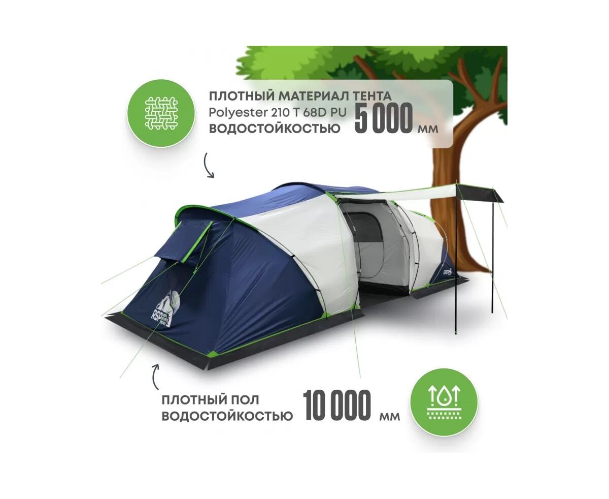 Туристическая палатка RSP Dream 6 (синяя) - фото3