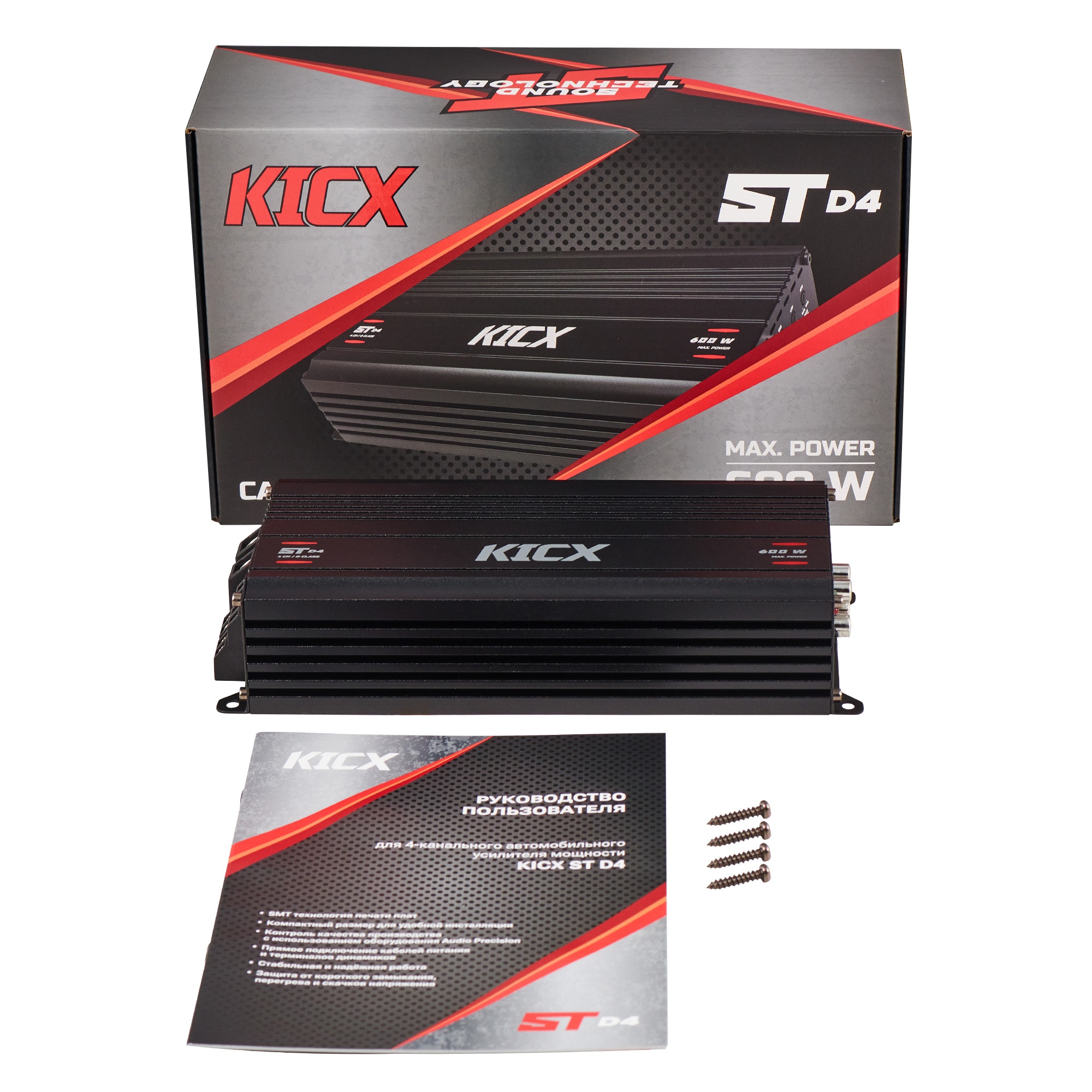 Автомобильный усилитель KICX ST D4 - фото6