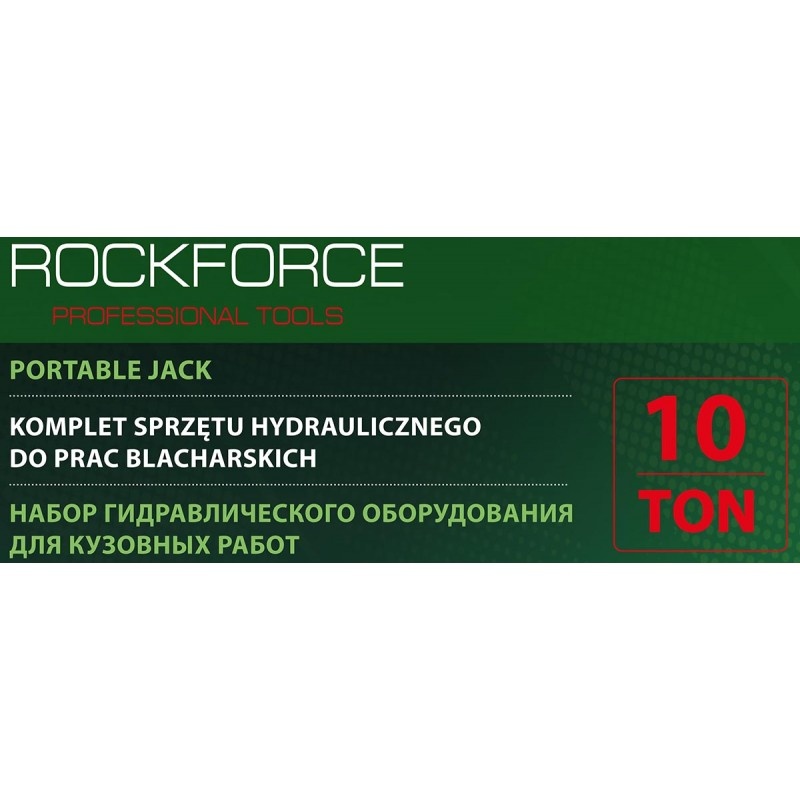 Набор гидравлического оборудования для кузовных работ 10т  RockFORCE RF-T71002L BIG - фото5