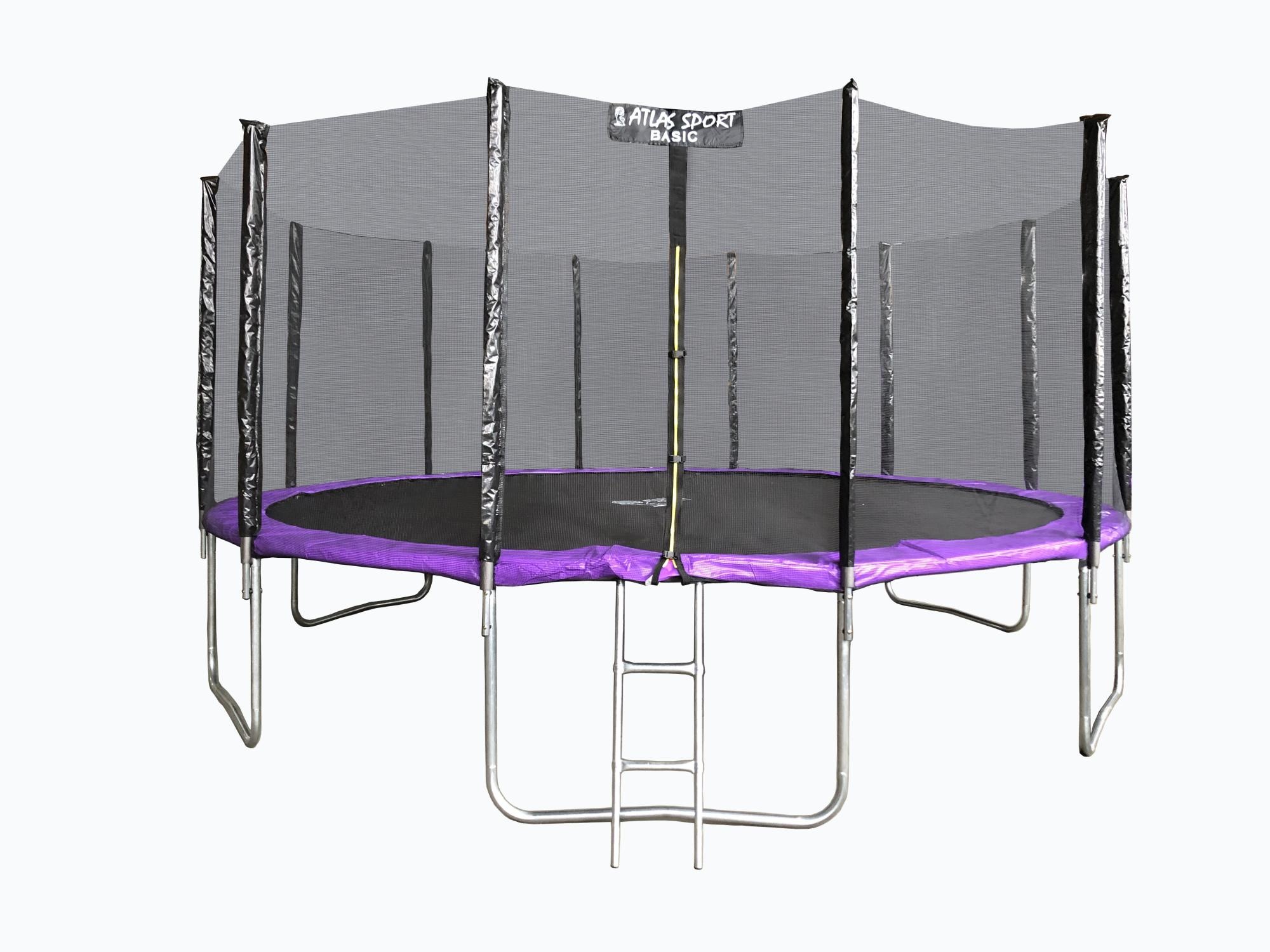 Батут Atlas Sport 465 см (15ft) Basic PURPLE - фото