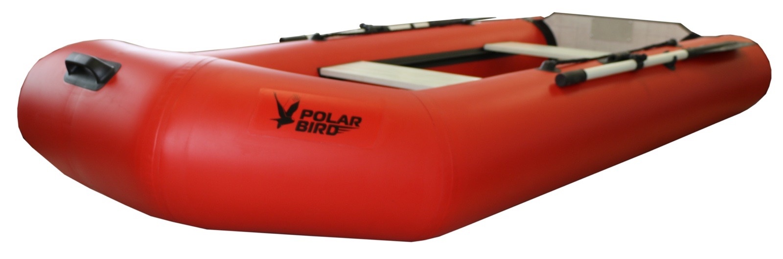 Лодка гребная-моторная Polar Bird 300 ТМ СС Teal Стеклокомпозит (красный) - фото3
