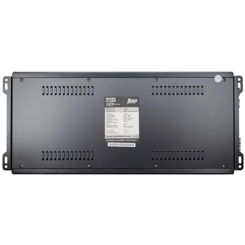 Автомобильный 4-х канальный усилитель AMP MASS 4.150 - фото2