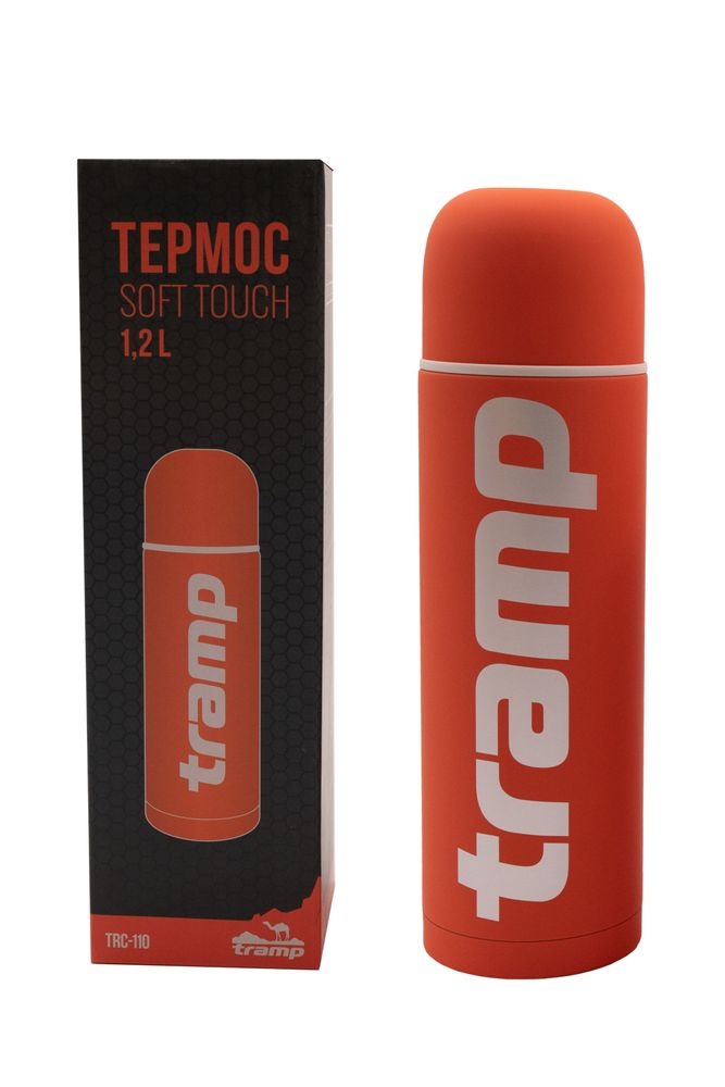 Термос Tramp Soft Touch на 1,0 литр TRC-109 оранжевый - фото2