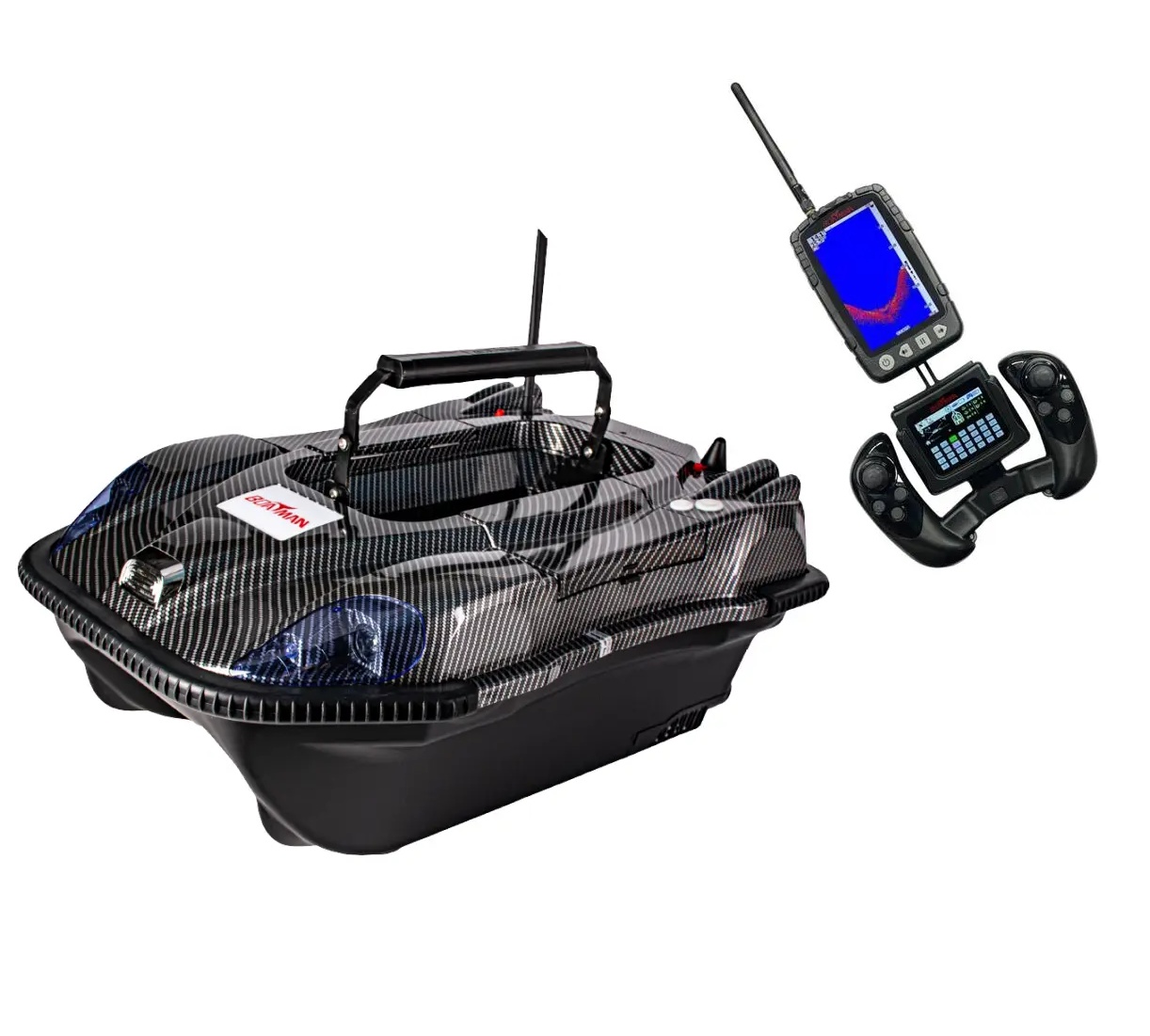 Прикормочный кораблик Boatman Leader Pro Carbon - фото