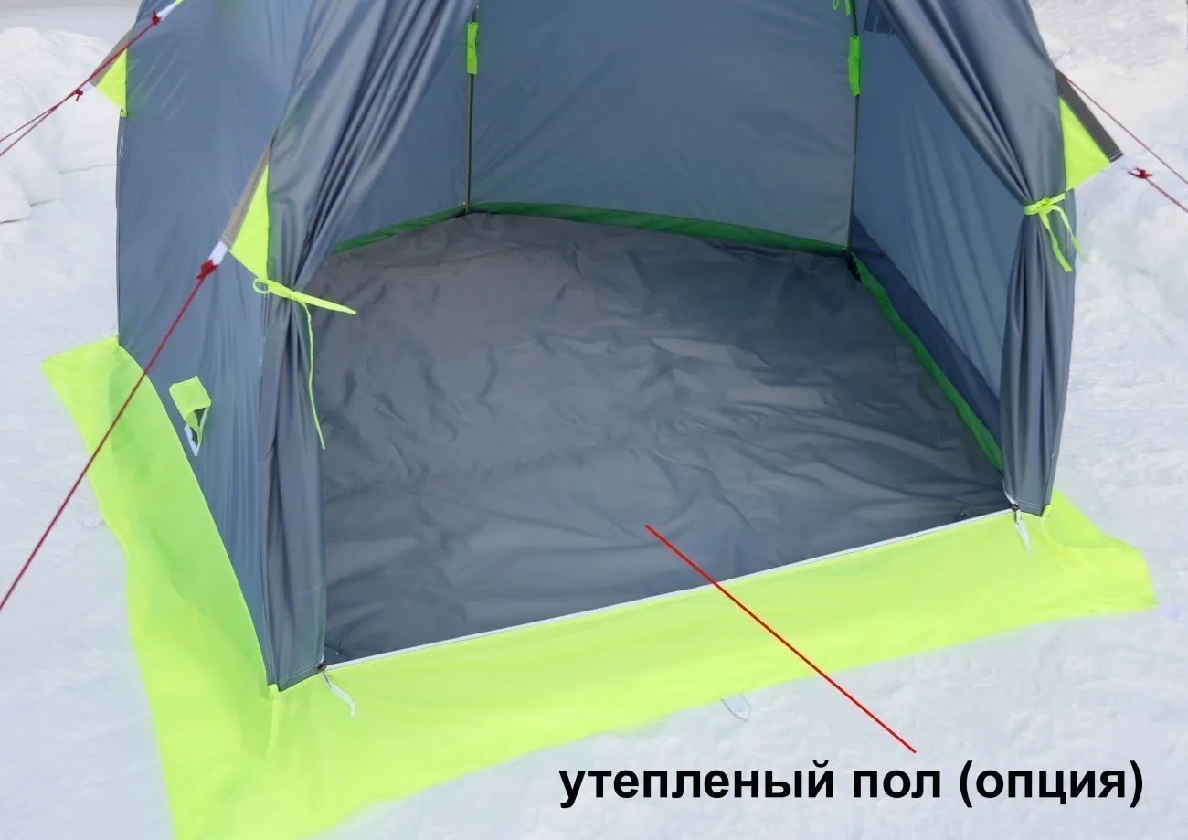Палатка для зимней рыбалки ЛОТОС 3 ЭКО - фото6