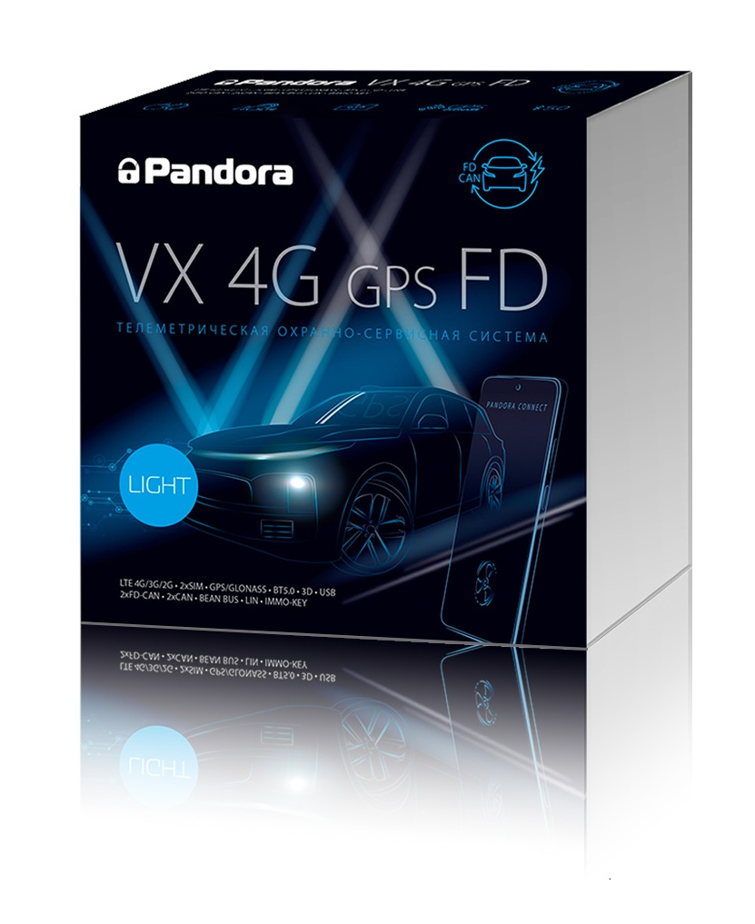 Автосигнализация Pandora VX 4G GPS FD Light - фото