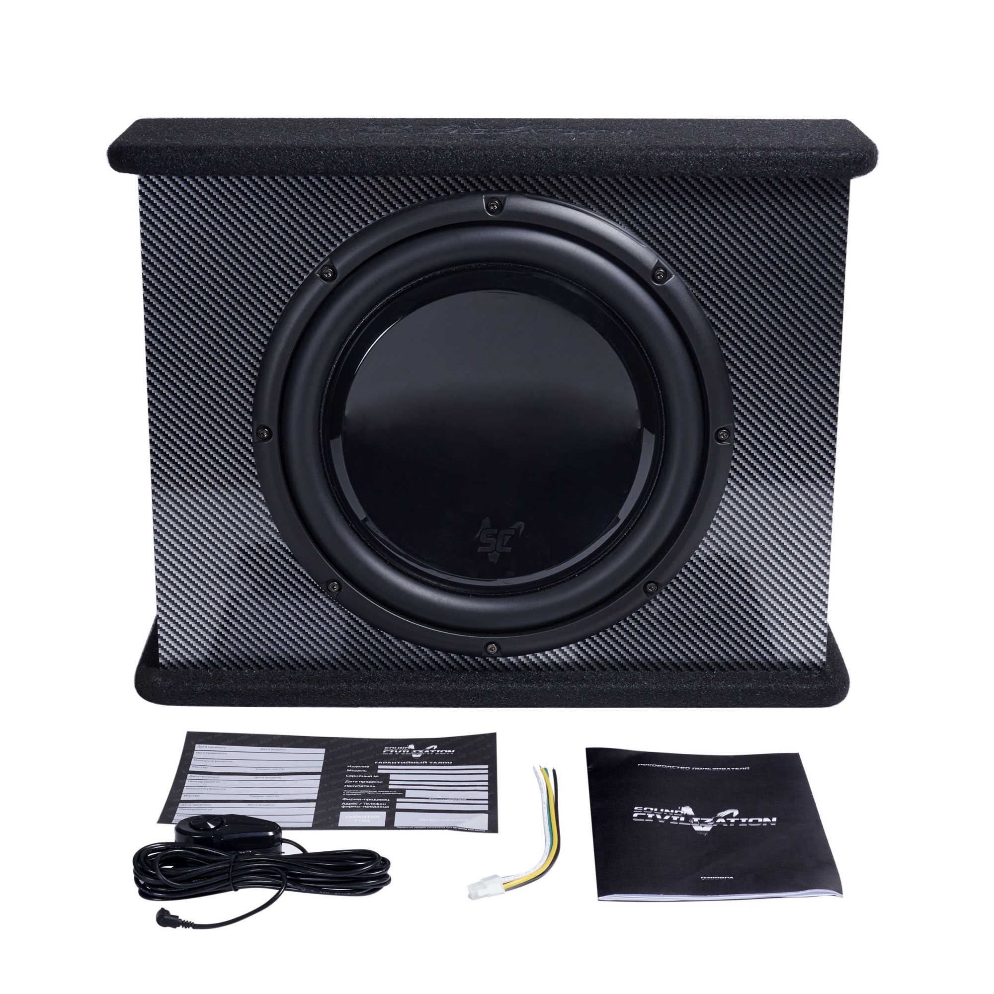 Автомобильный сабвуферный динамик KICX Q300BPA Sound Civilizachion - фото3