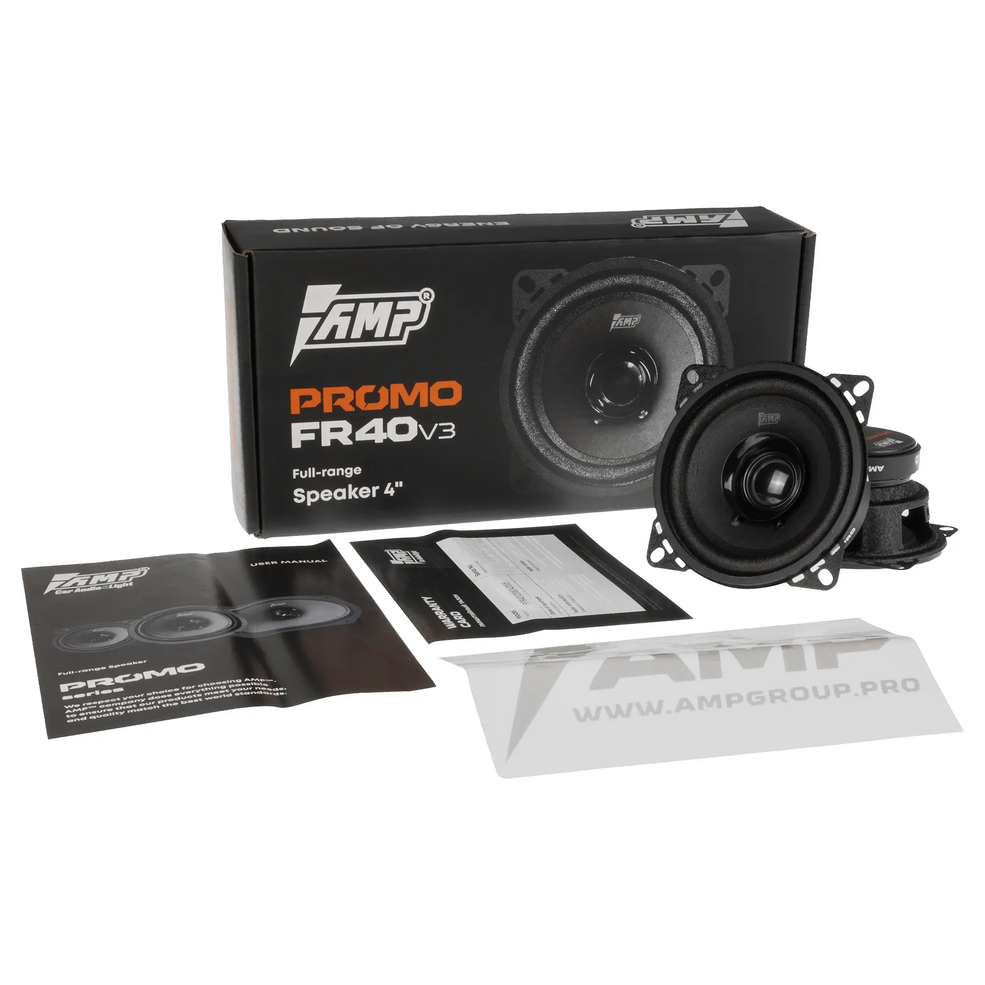 Широкополосная автомобильная акустическая система AMP PROMO FR40 v3 - фото6