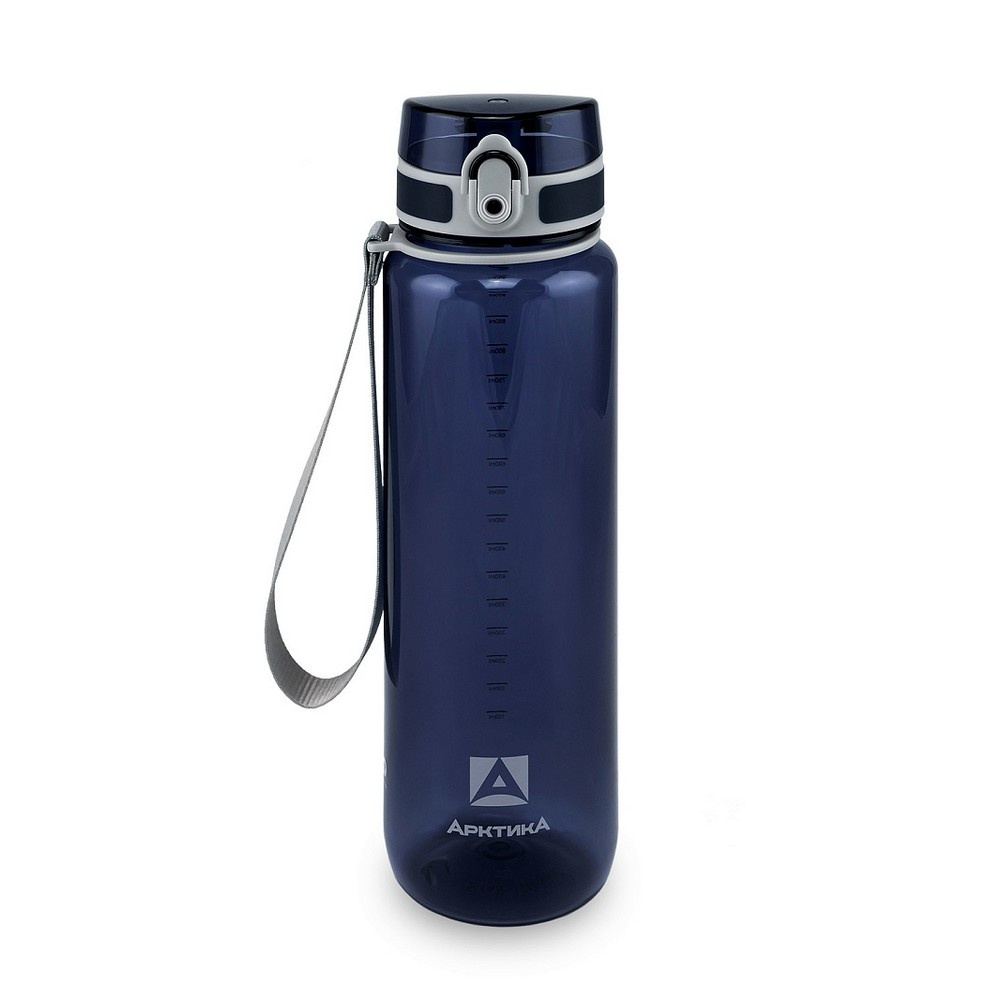 Питьевая бутылка 1 литр Арктика 720-1000 тритан, синяя - фото