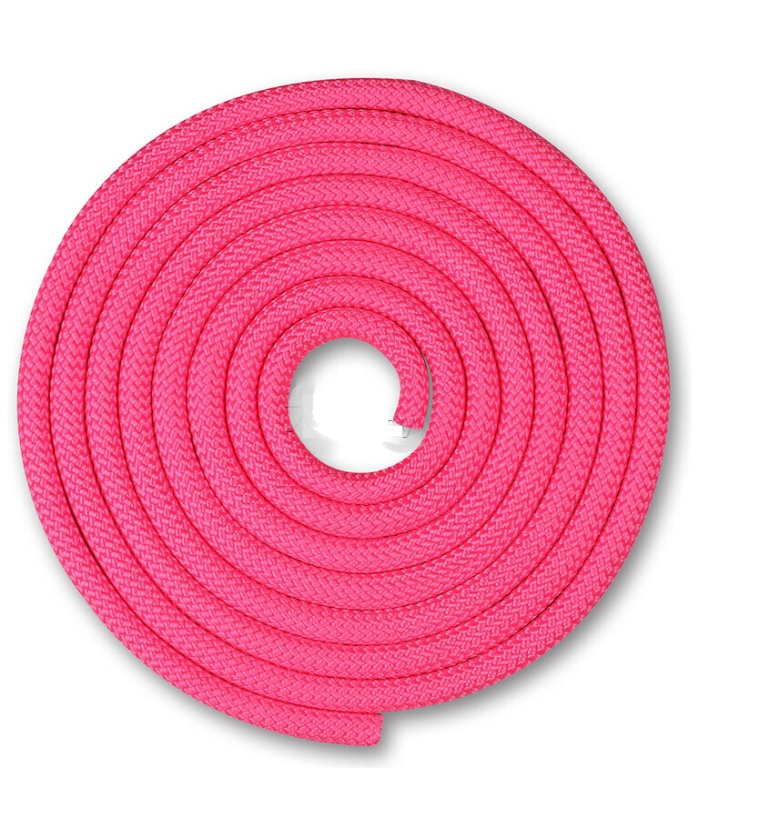 Скакалка гимнастическая INDIGO 3м, розовый SM-123-3-PI - фото
