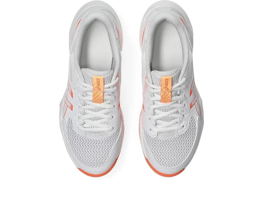 Волейбольные кроссовки женские Asics Gel-Rocket 12 (1072A119-100), бело-оранжевые - фото4