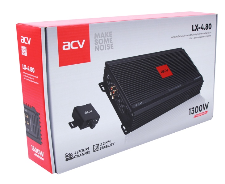 Автомобильный усилитель ACV LX-4.80 - фото5