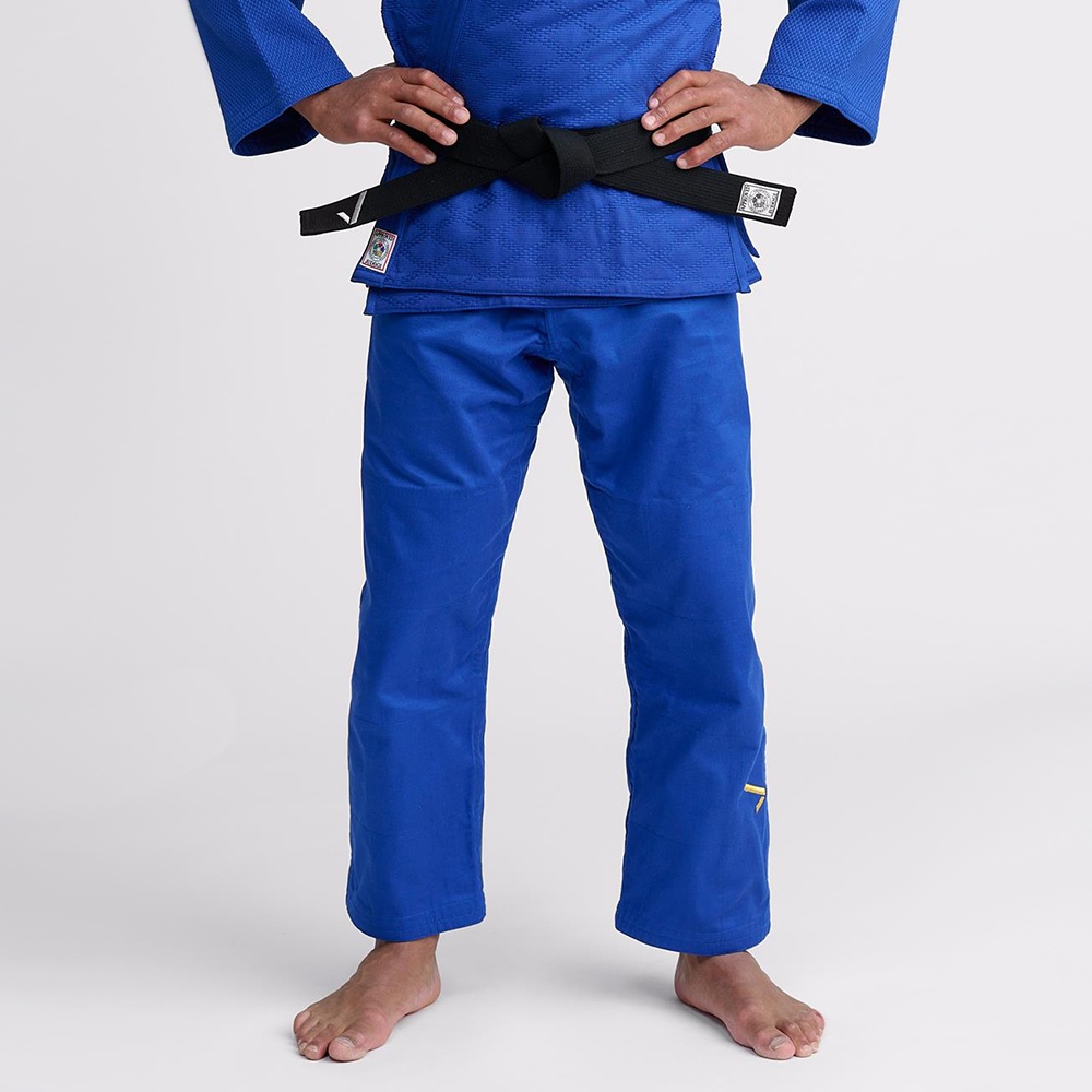 Брюки дзюдо IPPON GEAR Judo Pant IJF JP284B, синий, 155-190 - фото