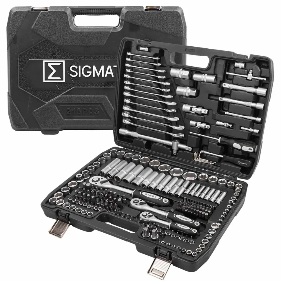 Набор инструментов 216пр. 1/4