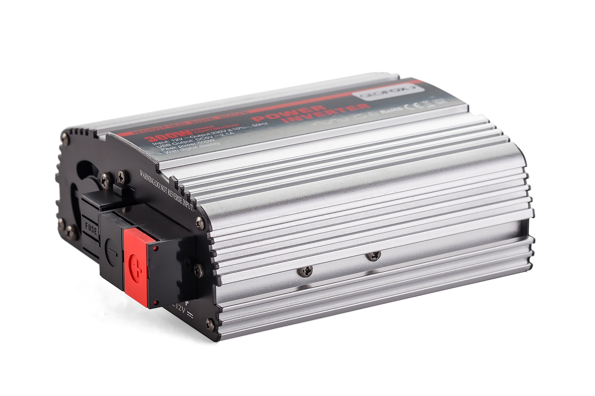 Автомобильный инвертор Geofox MD 300W/12v-2p - фото2