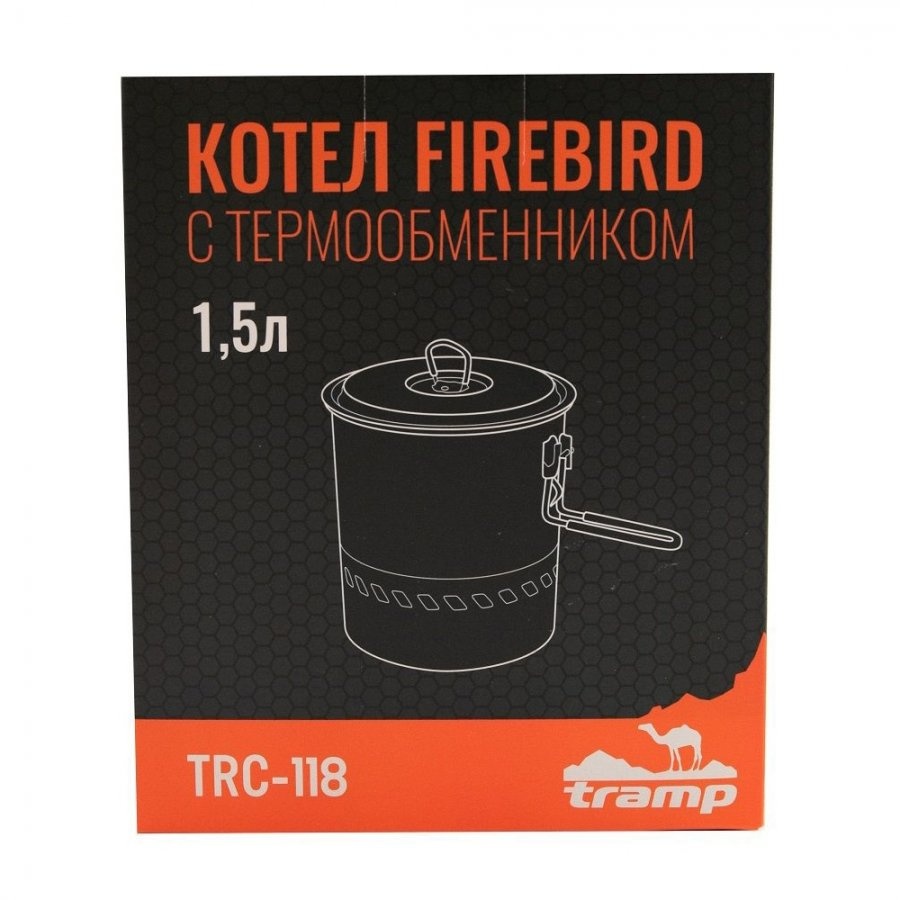 Котелок Tramp Firebird с термообменником 1.5л TRC-118 - фото6