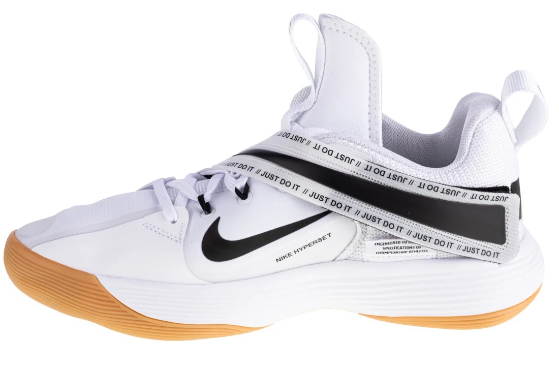 Кроссовки для волейбола Nike React HyperSet Se (DJ4473-101) бело-черные - фото3