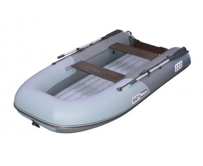 Надувная лодка BoatsMan (Боцман) BT320A НДНД серо-графитовый - фото