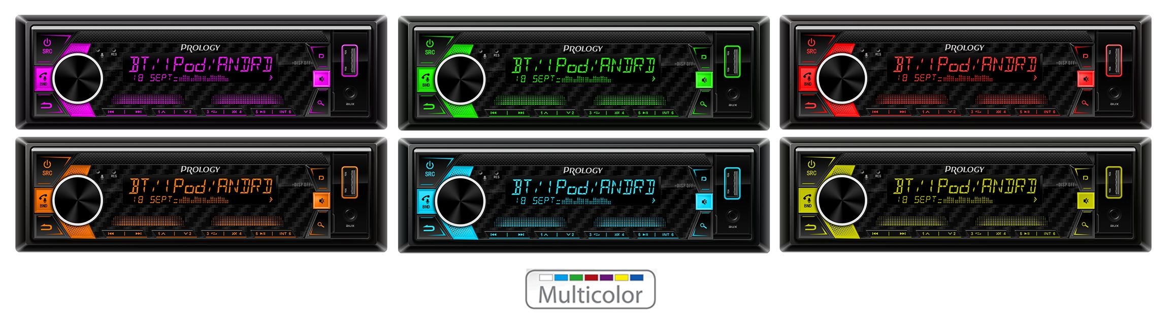 Автомагнитола PROLOGY CMX-230 FM / USB ресивер с Bluetooth - фото4