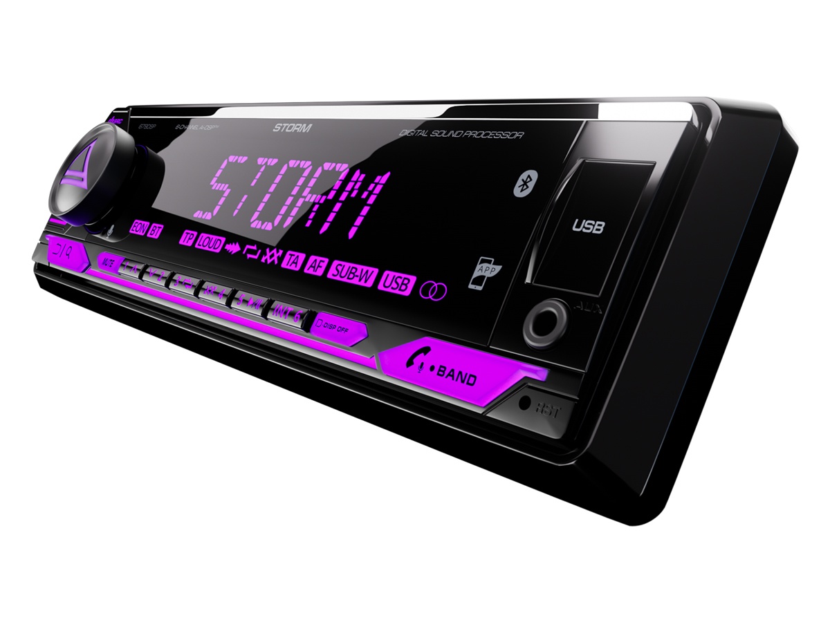 Автомобильный USB/Bluetooth процессорный ресивер AURA STORM-679DSP - фото2
