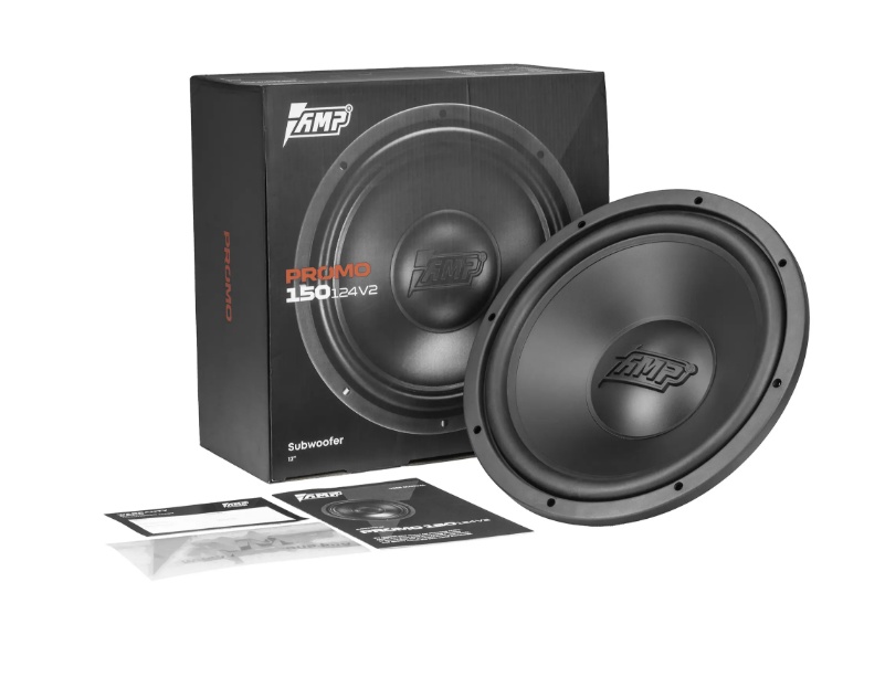 Сабвуферный динамик автомобильный AMP PROMO 150 124 ver.2 - фото6