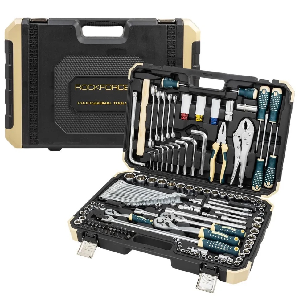 Набор инструментов 142+6пр. 1/4'', 3/8'', 1/2''(6гр.) RockFORCE LIGHT RF LIGHT-41421+6 - фото