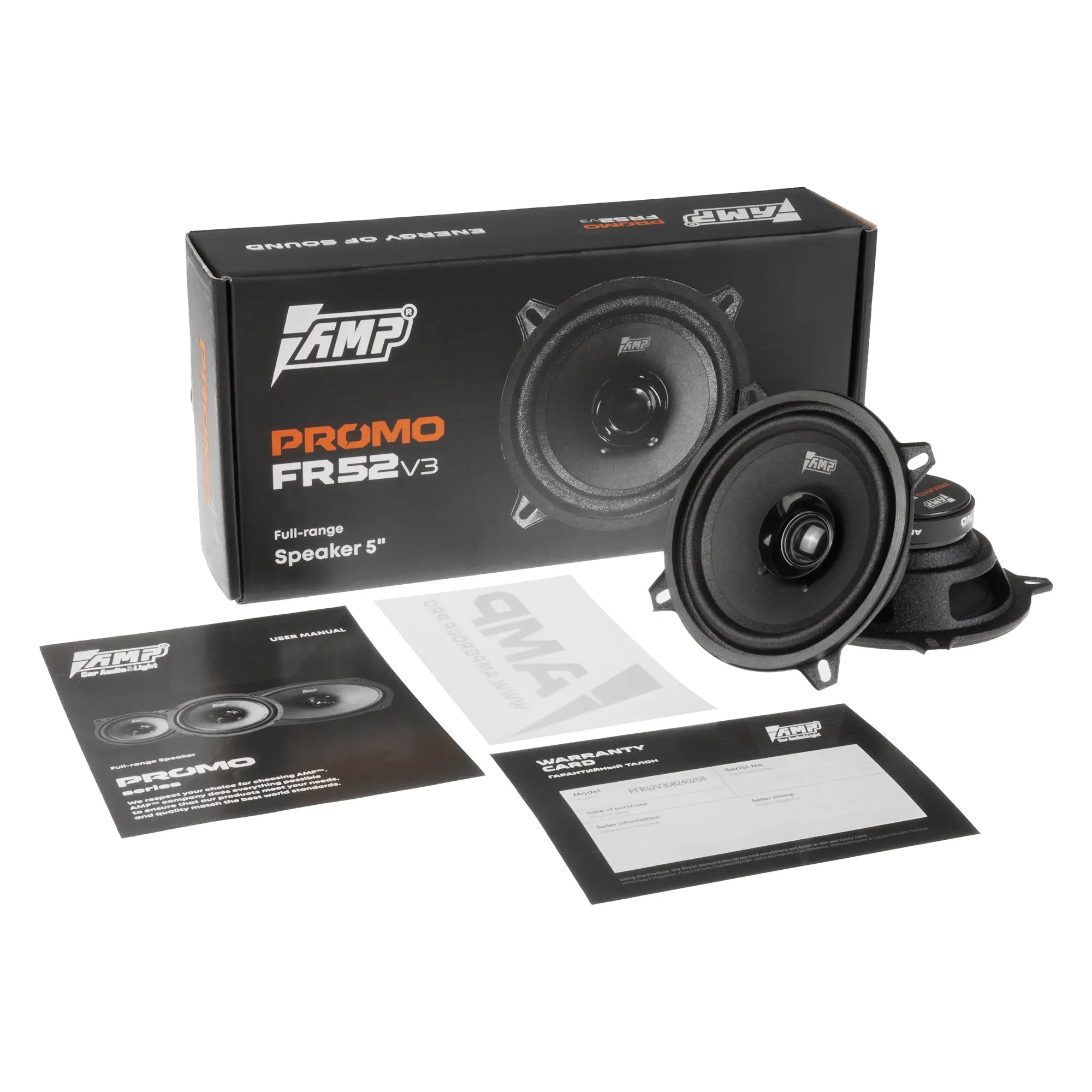 Широкополосная автомобильная акустическая система AMP PROMO FR52 v3 - фото6