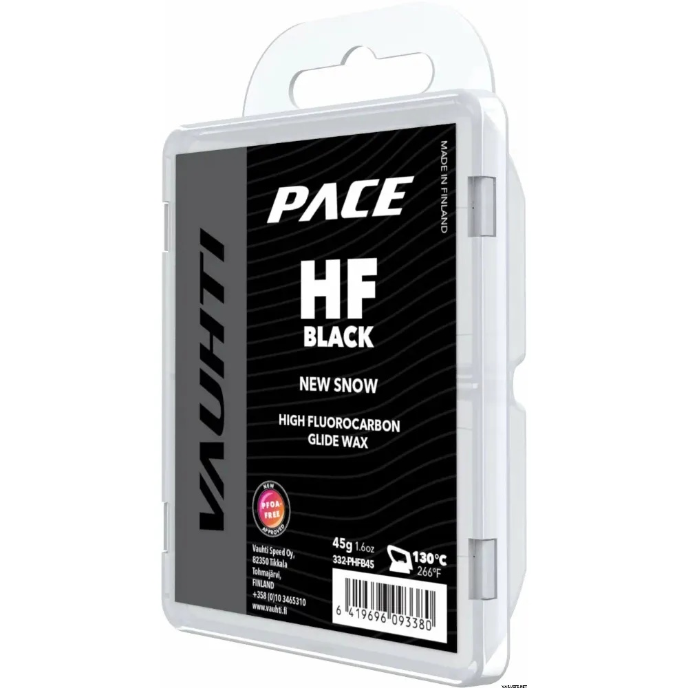 Парафин высокофтористый Vauhti HF BLACK NEW SNOW, 45 гр. (EV332-PHFB45) - фото