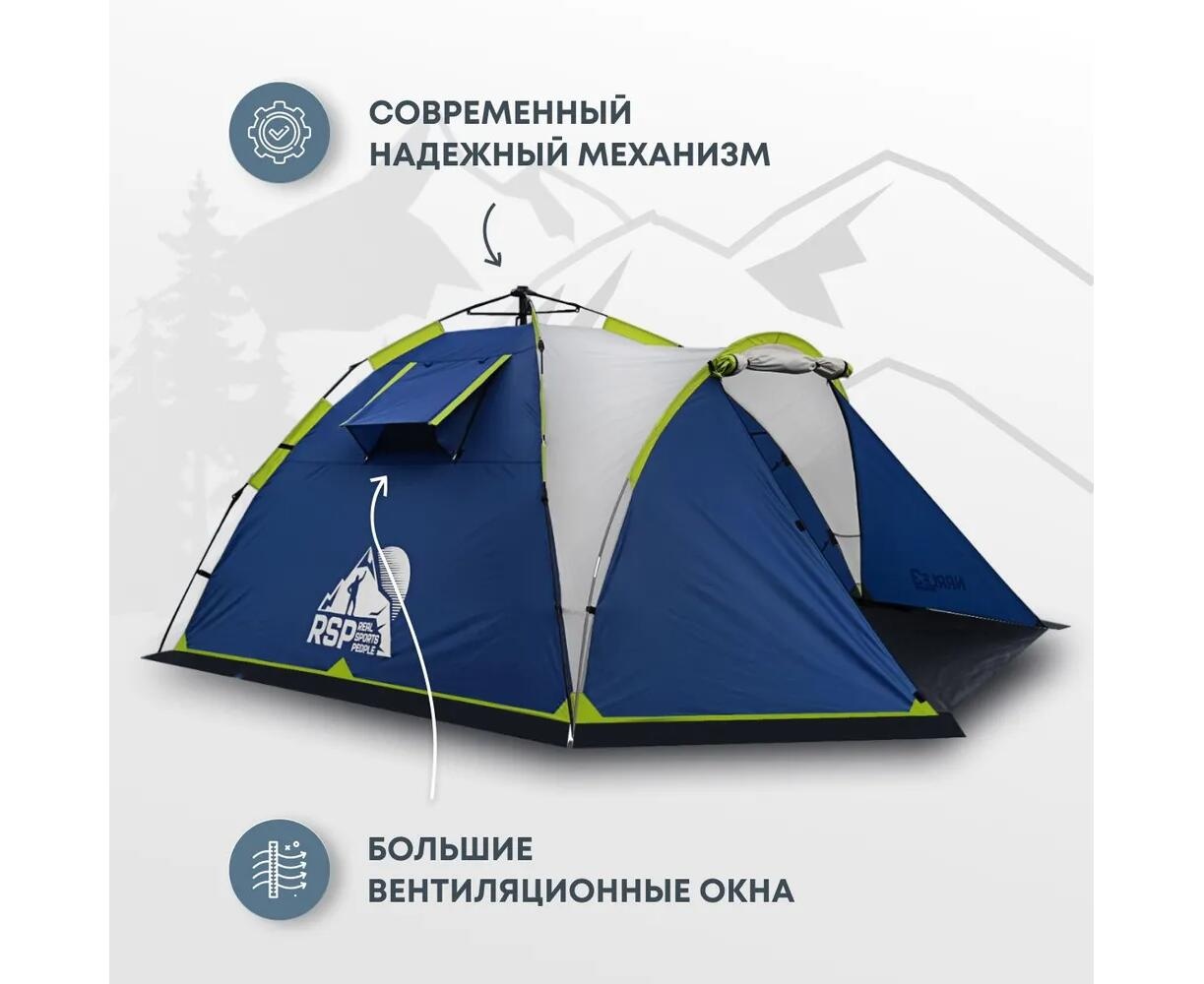 Палатка автоматическая RSP Narle 3 (синяя) - фото5