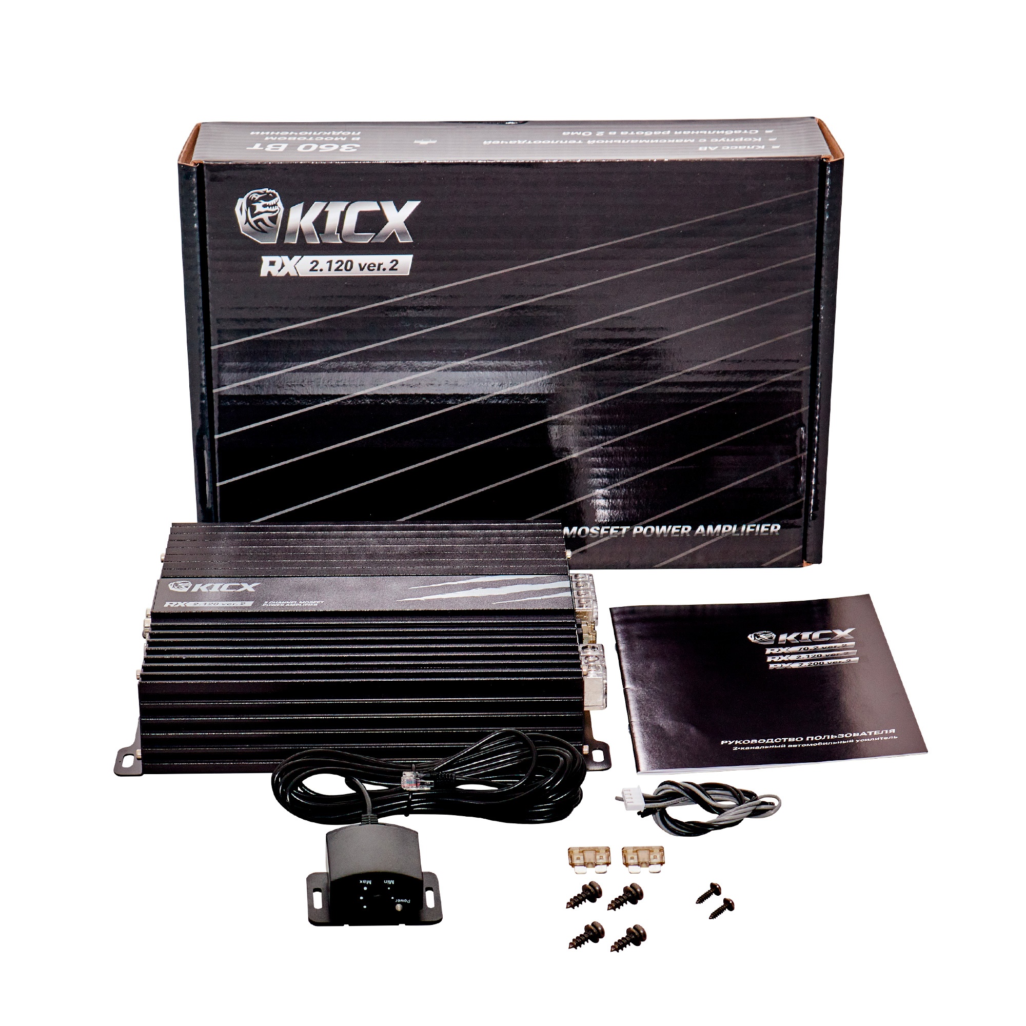 Автомобильный усилитель KICX RX 2.120 - фото6