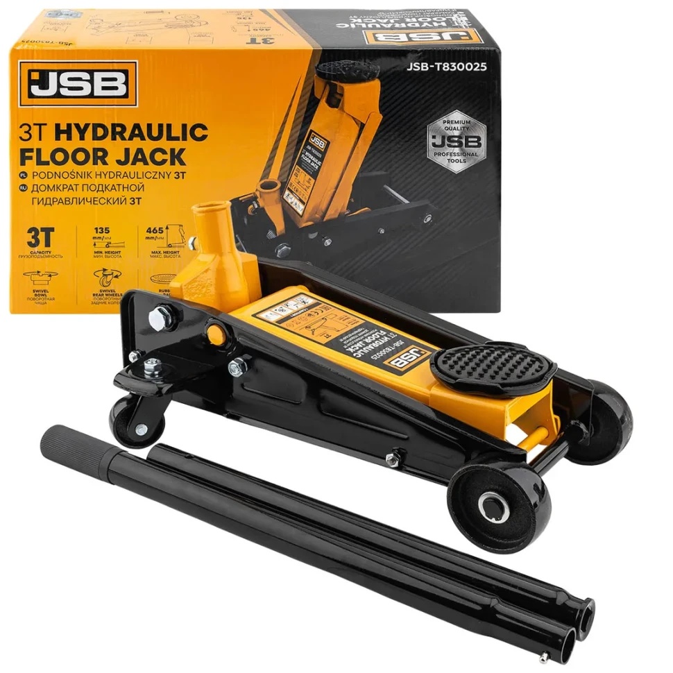 Домкрат подкатной гидравлический 3т. JSB-T830025 - фото