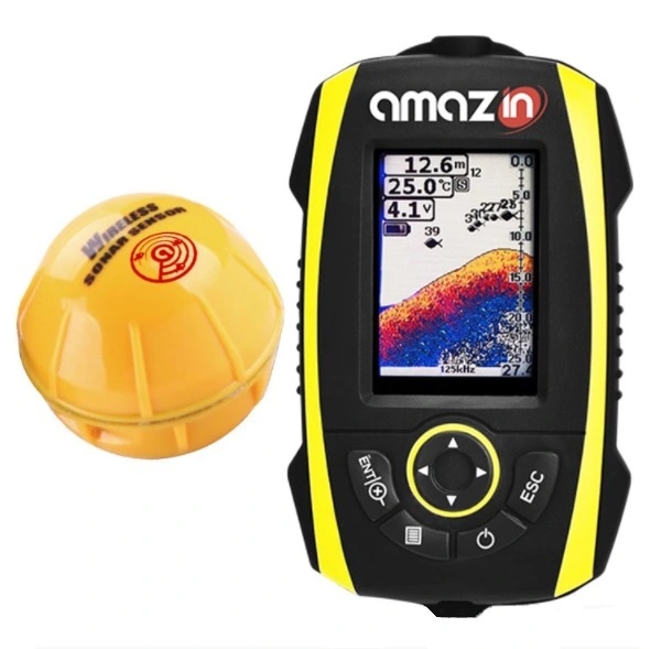 Беспроводной эхолот AMAZIN FishFinder FF777W - фото