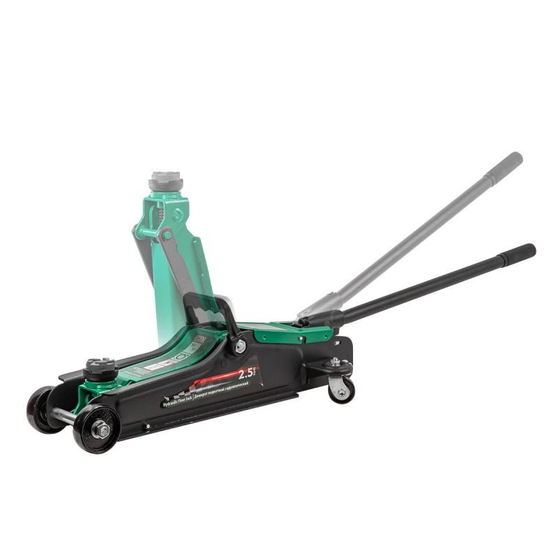 Домкрат подкатной гидравлический 2.5т (h min 90мм, h max 400мм) в кейсе Rock FORCE RF-T830031BS - фото