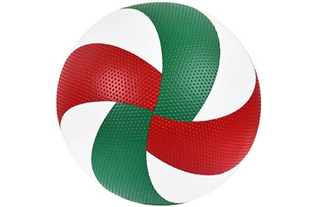 Мяч волейбольный CLIFF CF-300V-YG (бело-зелено-красный) - фото3