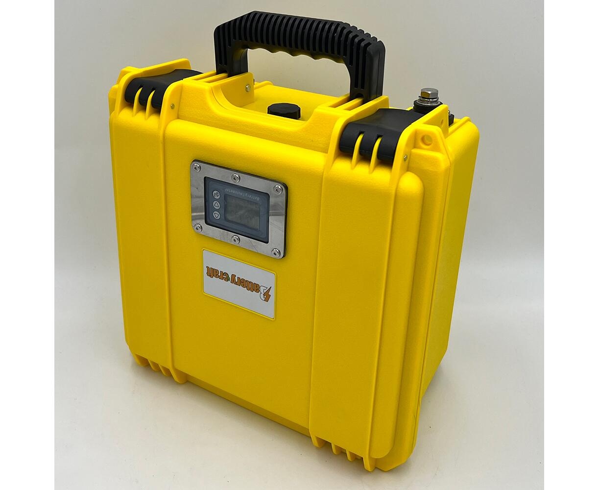 Аккумулятор BatteryCraft Lifepo4 12V 105Ah BMS 100 A c Bluetooth (желтый корпус) - фото2