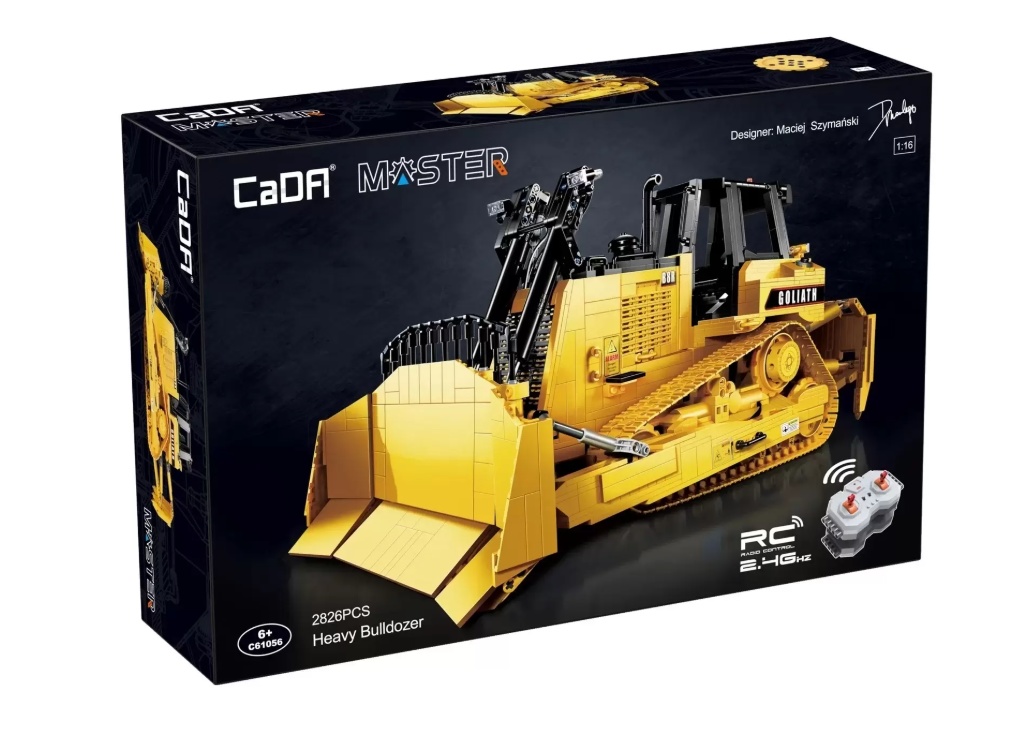 Радиоуправляемый конструктор CaDa бульдозер Heavy Bulldozer C61056W - фото4